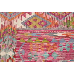 Rug Kilim Afghanistan 255x345 Pink Coral Orange