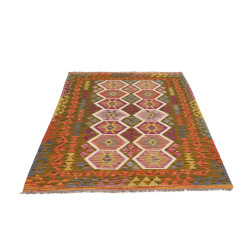 Hand Made Rug Kilim Afghanistan 121x185 Olive G