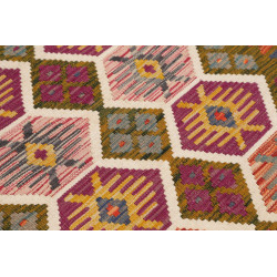Hand Made Rug Kilim Afghanistan 121x185 Olive G