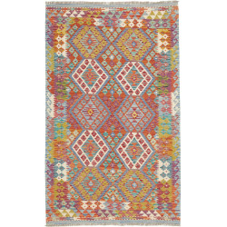 Hand Made Rug Kilim Afghanistan 124x204 Orange