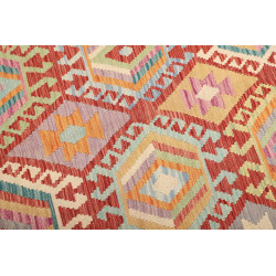 Kilim 153x192 Cm Kilim, Afghanistan, Lana Cardata A Mano