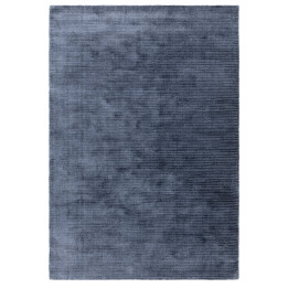 Tappeto Rowan GRS tinta unita blu scuro e blu pa