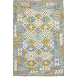 Hand Made Rug Kilim Afghanistan 127x188 Sky Blu