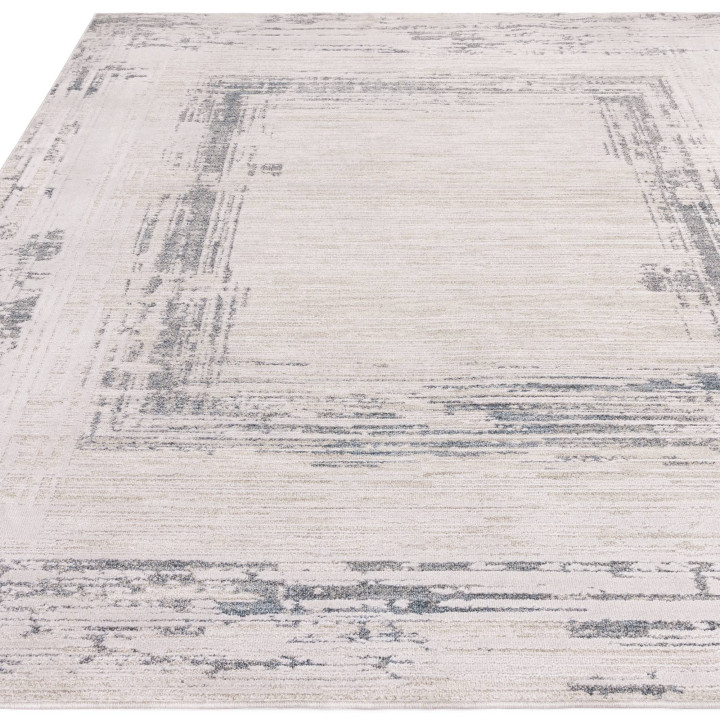 Tappeto Anders astratto blu e beige 120x160 cm