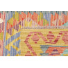Rug Kilim Afghanistan 80x243 Bright Yellow Blue