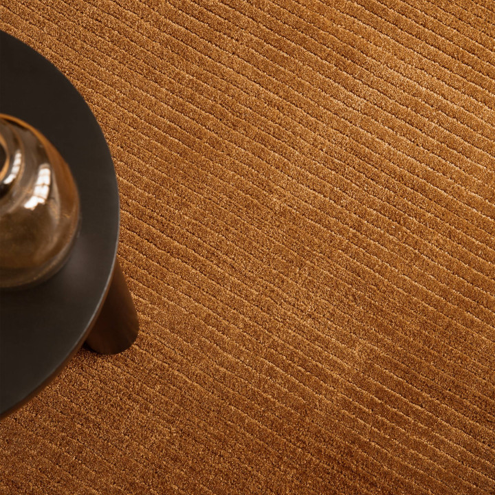 Rug Rowan GRS plain copper brick 120x170 cm