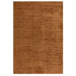 Rug Rowan GRS plain copper burnt orange 200x290