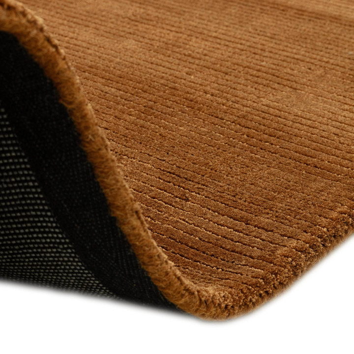 Rug Rowan GRS plain copper orange 240x340 cm