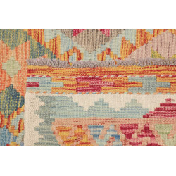 Hand Made Rug Kilim Afghanistan 98x196 Orange B