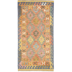 Hand Made Rug Kilim Afghanistan 100x193 Orange