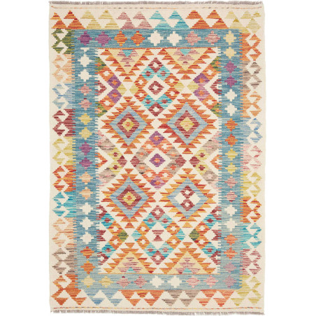 Hand Made Rug Kilim Afghanistan 105x153 Ivory B