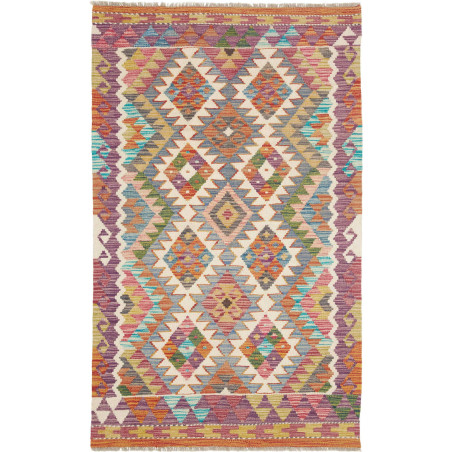 Hand Made Rug Kilim Afghanistan 101x161 Purple