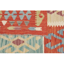 Hand Made Rug Kilim Afghanistan 413x495 Orange