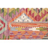 Hand Made Rug Kilim Afghanistan 79x239 Red Oran