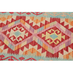 Hand Made Rug Kilim Afghanistan 61x195 Turquois