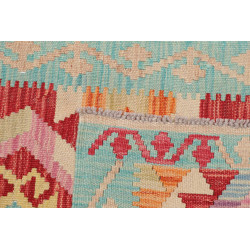 Hand Made Rug Kilim Afghanistan 61x195 Turquois