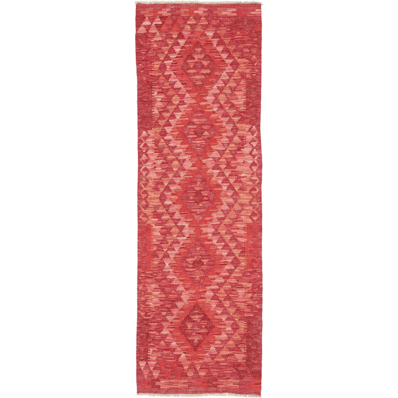 Hand Made Rug Kilim Afghanistan 60x194 Coral Re