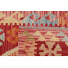 Hand Made Rug Kilim Afghanistan 60x194 Red Beig