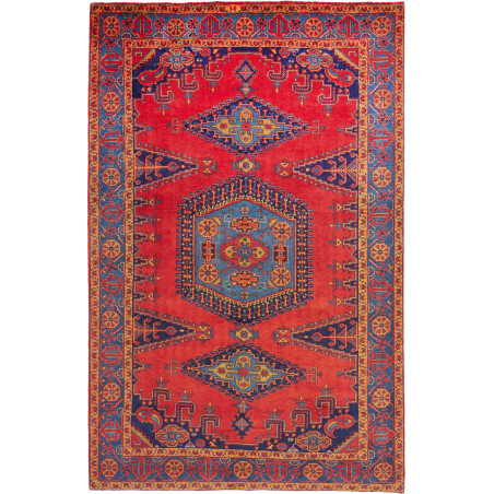 Hand Made Rug Wiss Persia 216x323 Red Blue