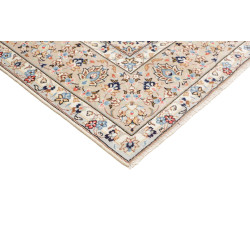 Hand Made Rug Kashan Persia 197x284 Ivory Beige