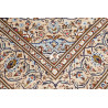 Hand Made Rug Kashan Persia 200x308 Cream Blue