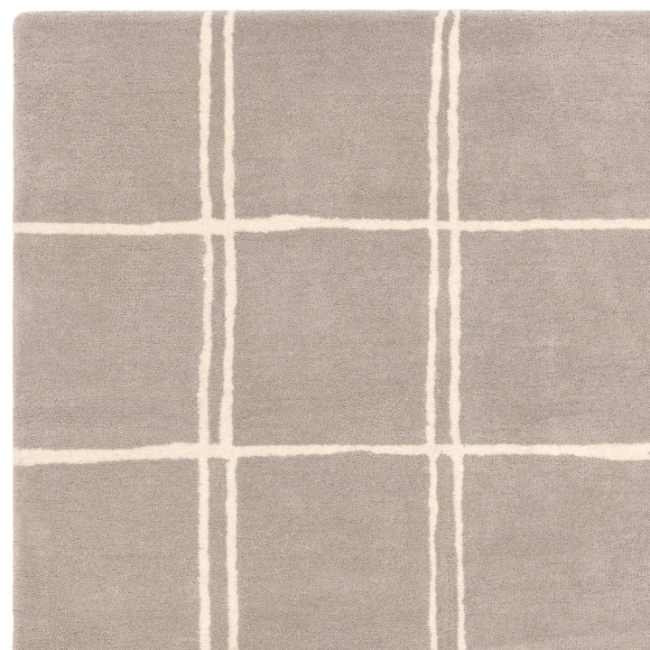 Rug Albany geometric grey light beige 120x170 cm