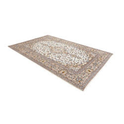 Hand Made Rug Kashan Persia 198x298 Ivory Beige