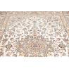 Hand Made Rug Kashan Persia 195x330 Cream Blue