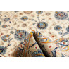 Hand Made Rug Kashan Persia 284x413 Cream Blue