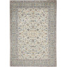 Hand Made Rug Kashan Persia 273x388 Cream Blue