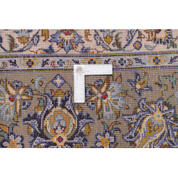 Hand Made Rug Kashan Persia 300x387 Light Blue