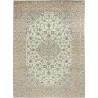Hand Made Rug Kashan Persia 300x410 Cream Blue