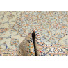 Hand Made Rug Kashan Persia 300x410 Cream Blue