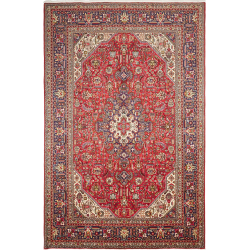 Tabriz 198x293 Cm Tabriz Persia Hand-carded Wool Cotton