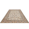 Hand Made Rug Kashan Persia 198x310 Ivory Blue