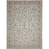 Hand Made Rug Kashan Persia 308x416 Cream Blue