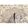 Hand Made Rug Kashan Persia 203x295 Ivory Blue