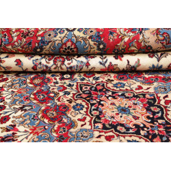 Hand Made Rug Mashad Persia 300x405 Cream Red