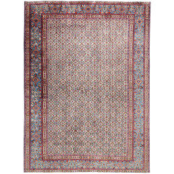 Hand Made Rug Moud Persia 215x293 Ivory Blue