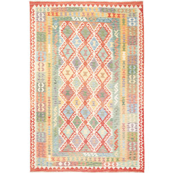 Kilim 199x298 Cm Kilim, Afghanistan, Hand-carded Wool (warp: