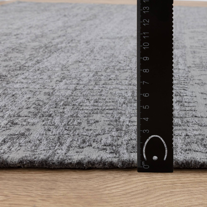 Tappeto Beau astratto grigio chiaro e grigio scu
