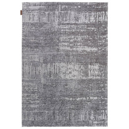 Tappeto Beau astratto grigio chiaro e grigio scu