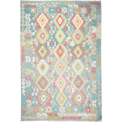 Kilim 211x309 Cm Kilim Afghanistan, Hand-carded Wool