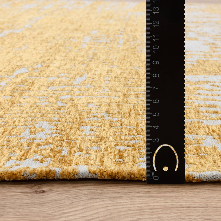 Rug Beau abstract olive green white 120x170 cm
