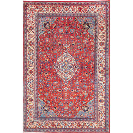 Hand Made Rug Sarough Persia 197x298 Red Blue