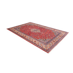Hand Made Rug Sarough Persia 197x298 Red Blue