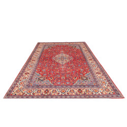 Hand Made Rug Sarough Persia 197x298 Red Blue