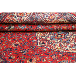 Hand Made Rug Sarough Persia 197x298 Red Blue