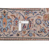 Hand Made Rug Kashan Persia 198x304 Cream Blue