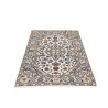 Hand Made Rug Kashan Persia 100x150 Cream Blue